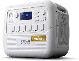 アイリスオーヤマ × BLUETTI ポータブル電源 ホワイト PS2000AA-W 