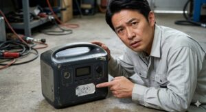 劣悪なポータブル電源のPSEマークの不備を指摘する日本人男性。注意喚起。
画像3